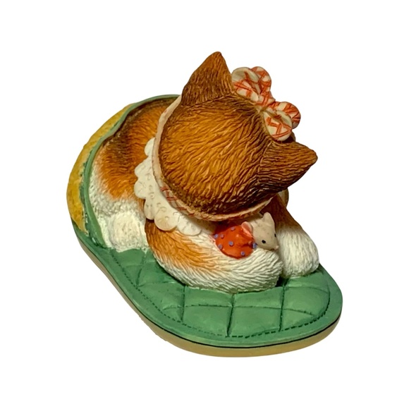 Calico Kittens - "Nothing's As Comfortable As Being With You" Figurine, Vintage - Picture 8 of 8